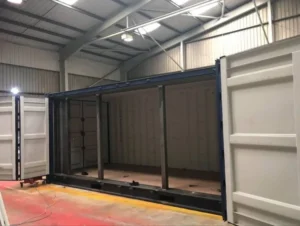 Used 20ft open side shipping containers