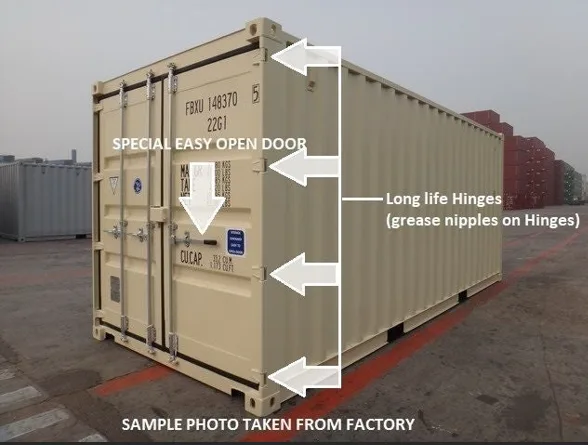 20ft High Cube Open Side Shipping Container