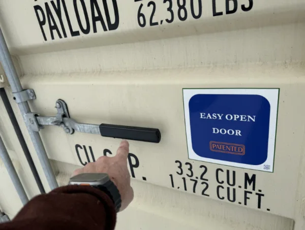 20 x 8 x 8.5 New Beige Shipping / Storage Container - Image 3