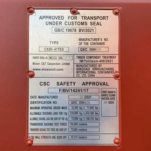 40ft High Cube Containers